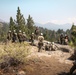 U.S. service members and German soldiers conduct repelling exercises during Mountain Medicine 3-25