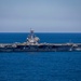 USS George H.W. Bush participates in the Titans of the Sea Presidential Review celebrating the Navy’s 250th birthday.