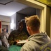 Mississippi National Guard Troops receive laundry bags after arrival to Washington, D.C.