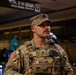 A Mississippi National Guard Soldier patrols the Washington Metro
