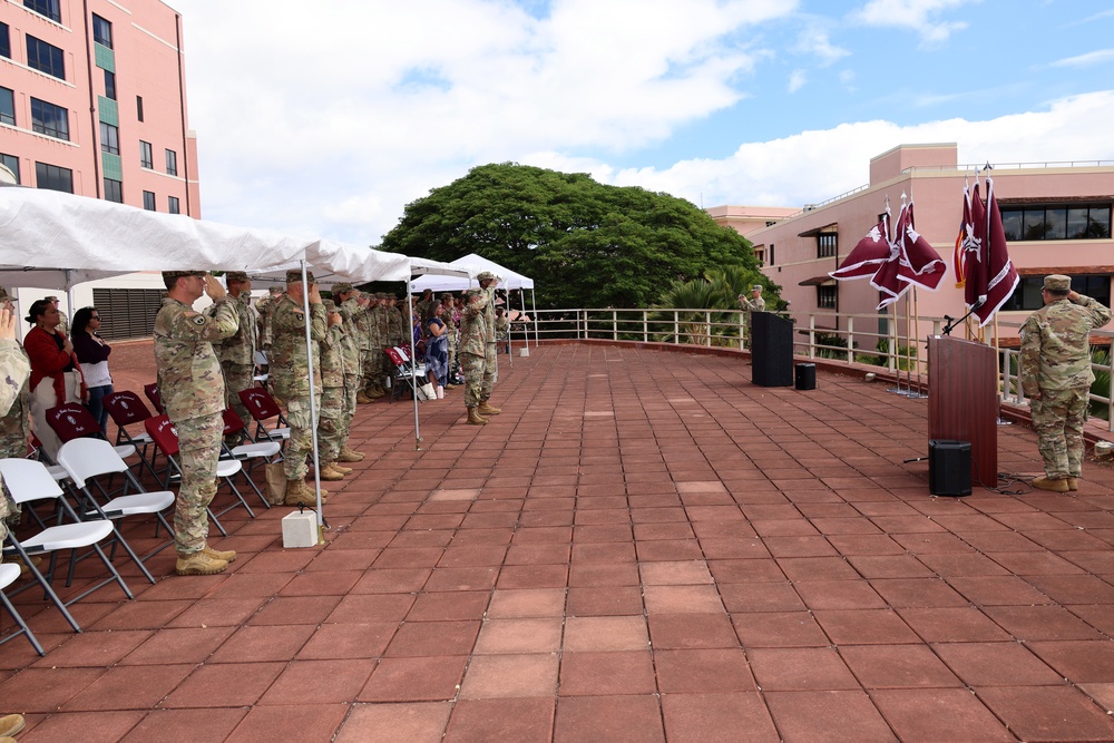 Sergeant Major Phillip R. Tally Assumption of Responsibility of Public Health Command-Pacific, September 4, 2025