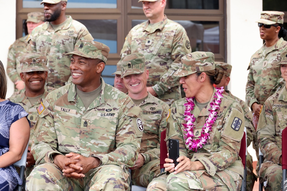 Sergeant Major Phillip R. Tally assumed responsibility of Public Health Command-Pacific, September 4, 2025