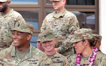 Sergeant Major Phillip R. Tally assumed responsibility of Public Health Command-Pacific, September 4, 2025