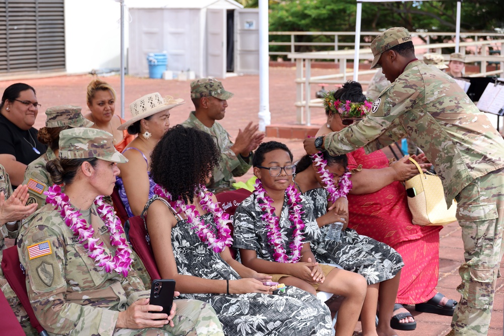 Sergeant Major Phillip R. Tally assumed responsibility of Public Health Command-Pacific, September 4, 2025