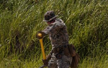 U.S. Marines with 9th Engineer Support Battalion conduct explosive ordinance disposal training for Resolute Dragon 25  