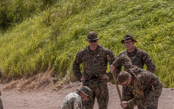 U.S. Marines with 9th Engineer Support Battalion conduct explosive ordinance disposal training for Resolute Dragon 25  
