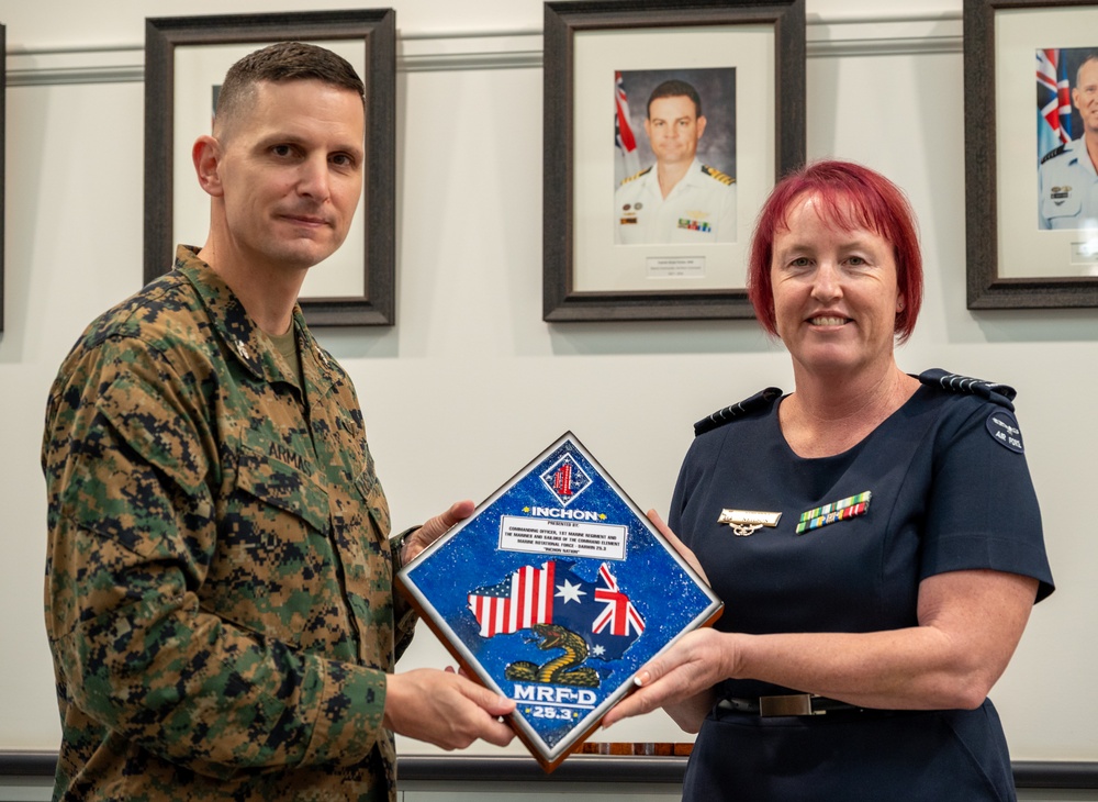 MRF-D 25.3: U.S. Marines, ADF host farewell ceremony