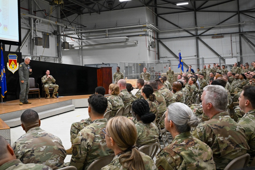 445 AW Commander hosts Commander's Call