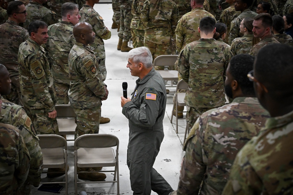 445 AW Commander hosts Commander's Call