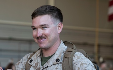U.S. Marines with VMFA-542 return home