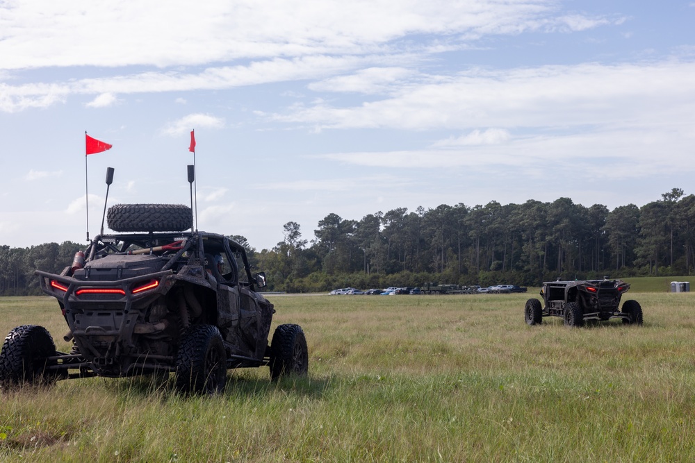 2nd MLG Commanding General Attends Unmanned Ground Vehicle Demonstration