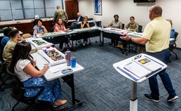 18th AF leaders visit Scott’s host wing, emphasize future-focused readiness