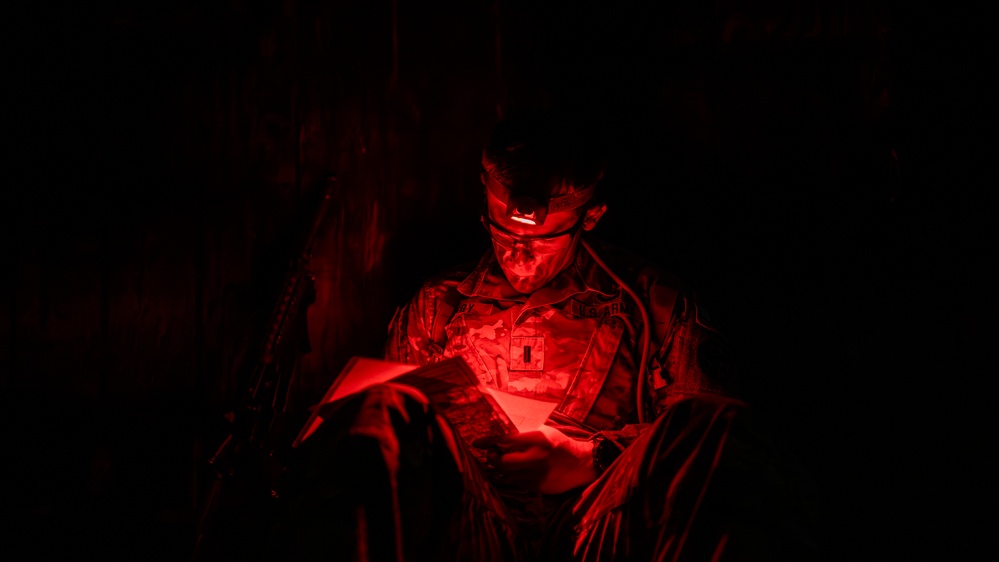 278th ACR Troopers Conduct Night-to-Day Land Navigation During Spur Ride