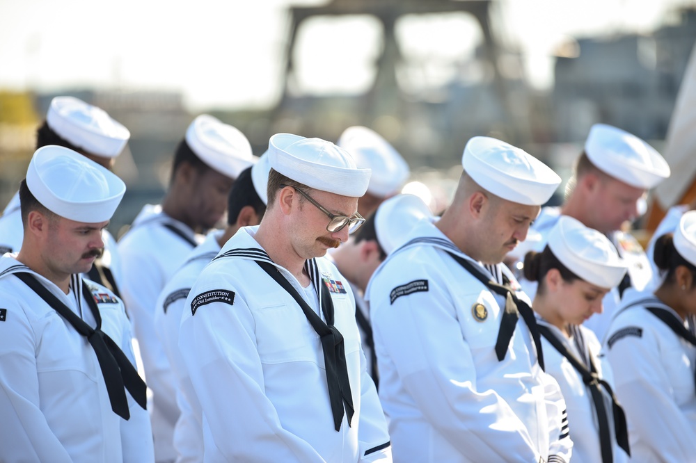 USS Constitution Hosts 9/11 Remembrance Ceremony