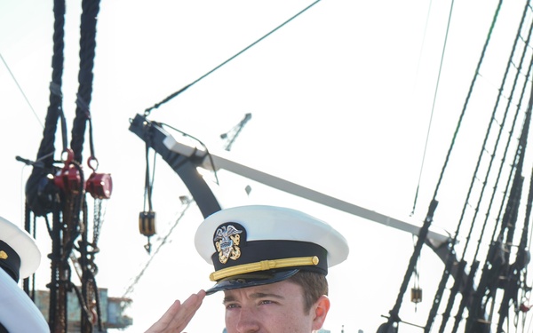 USS Constitution Hosts Swearing-In Ceremony