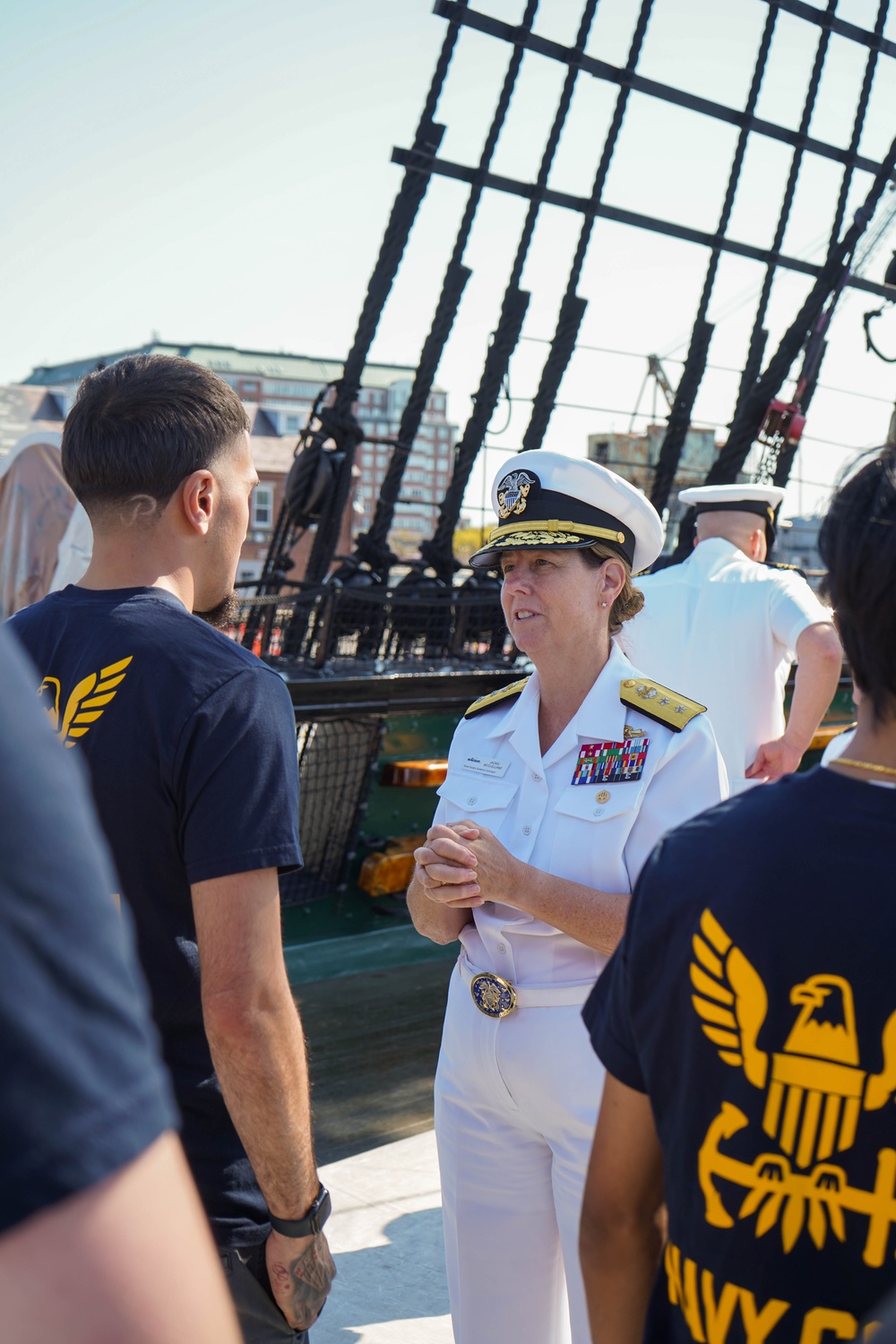 USS Constitution Hosts Swearing-In Ceremony