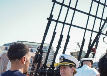 USS Constitution Hosts Swearing-In Ceremony