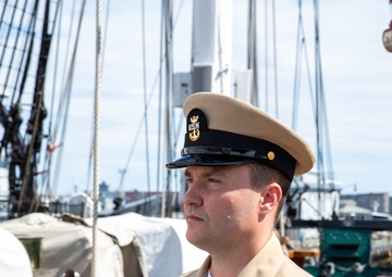 USS Constitution Hosts Pinning Ceremony