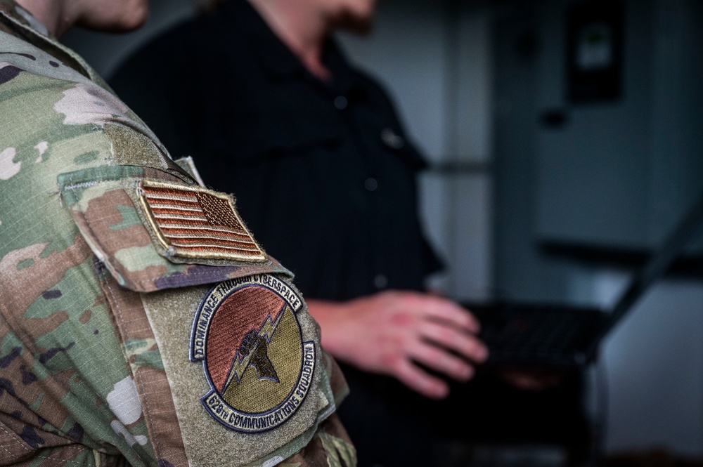 628th Communications Squadron Services the Giant Voice