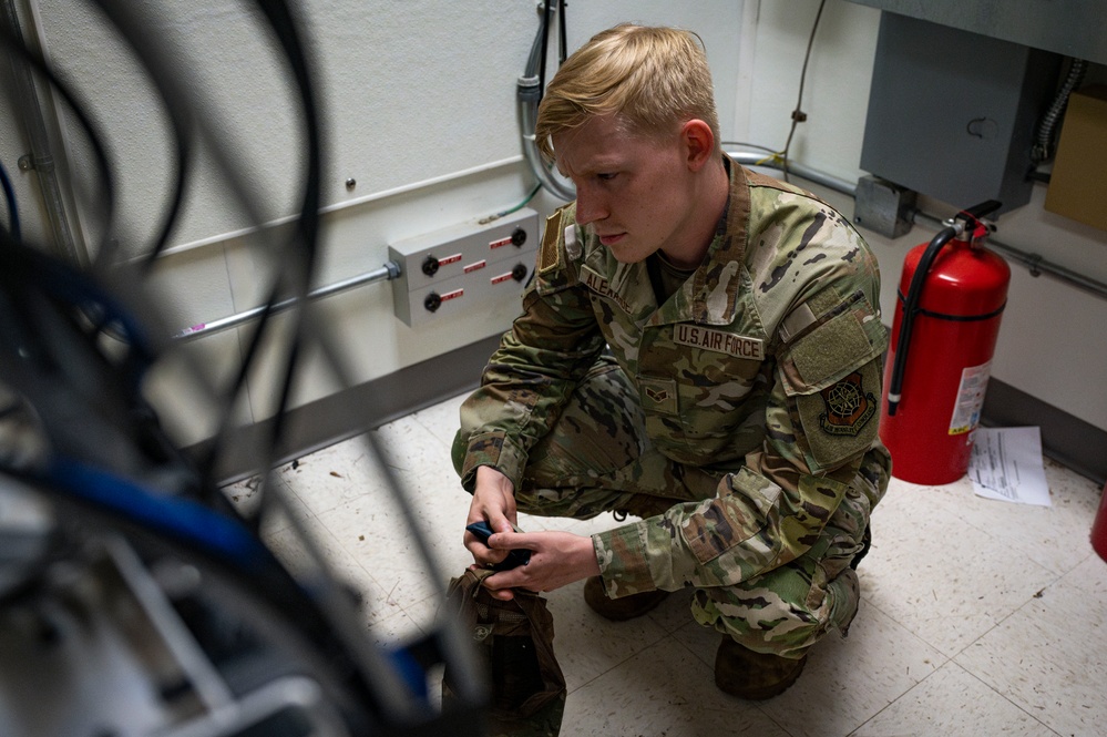 628th Communications Squadron Services the Giant Voice