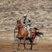 Services members put boots to stirrups during Horsemanship and Animal Packers Course 2-25 