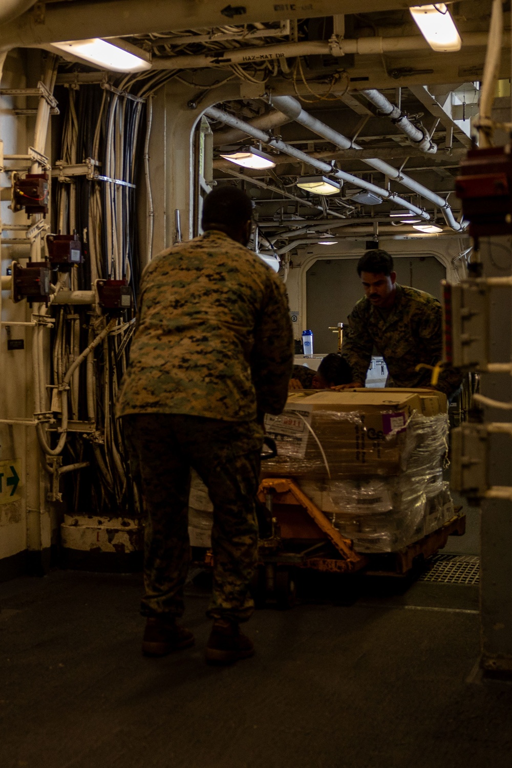 Iwo Jima Sailors Conduct a Replenishment At Sea