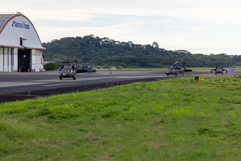 JTF-B Helicopters Arrive to Support Jungle Training in Panama