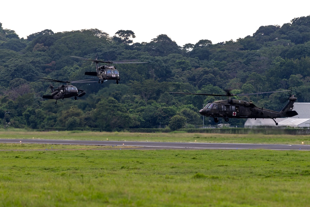 JTF-B Helicopters Arrive to Support Jungle Training in Panama