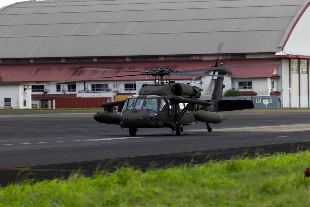 JTF-B Helicopters Arrive to Support Jungle Training in Panama