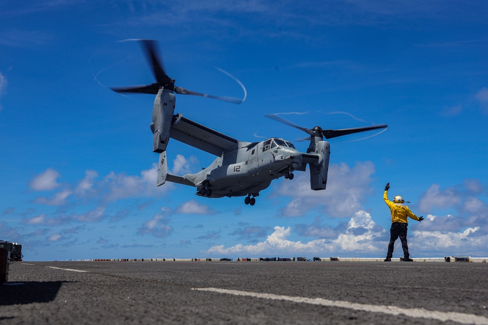 Flight Operations Aboard USS Iwo Jima (LHD 7)