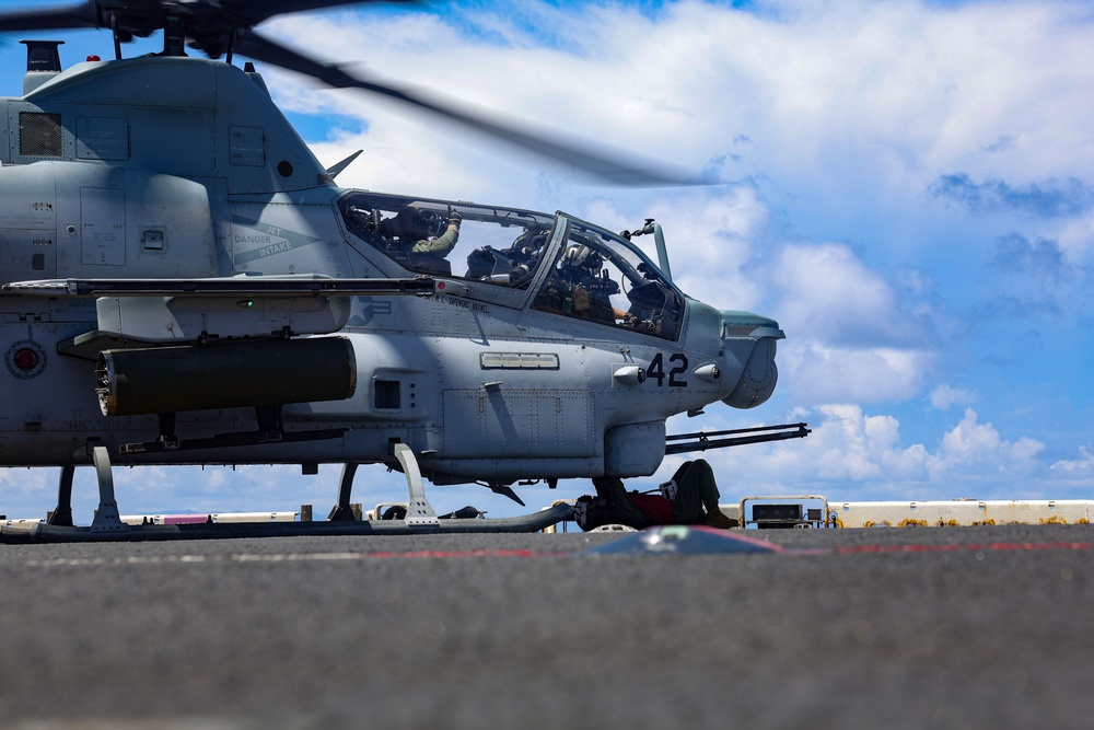 Flight Operations Aboard USS Iwo Jima (LHD 7)