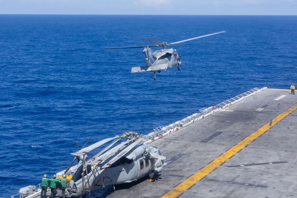 USS Iwo Jima Conducts Flight Operations