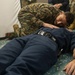 USS Iwo Jima Sailors Take Part In Tactical Combat Casualty Care Training