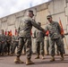 MRF-D 25.3: U.S. Marines participate in MAGTF group photo and coining ceremony