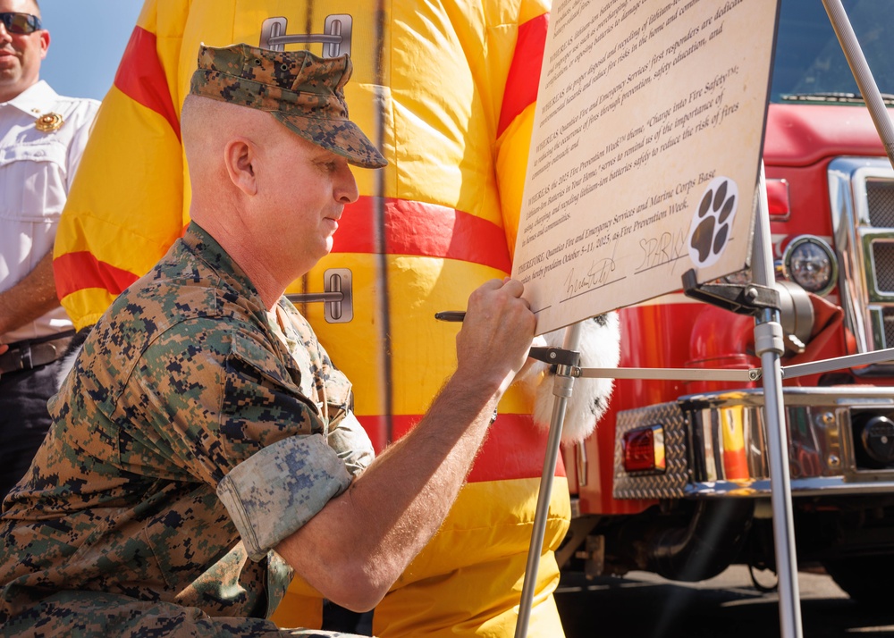 Fire Prevention Week 2025: Proclamation Signing
