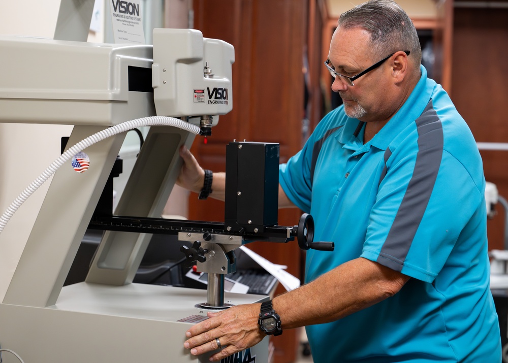 New Engraver Supports AFMAO Mission