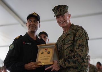 UNITAS 2025: US Marines and Partner Nations Participate in the Closing Ceremony Gift Exchange