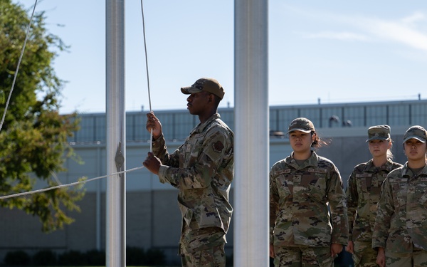 AFMAO Airmen Practice Flag Detail Training