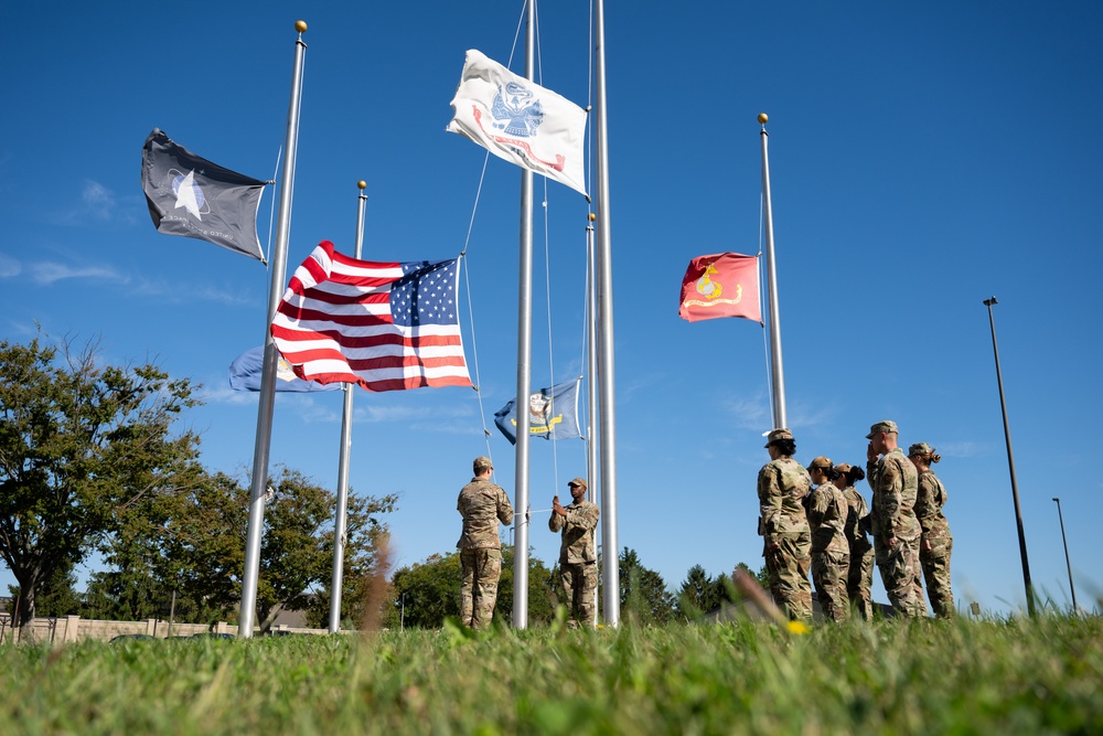 AFMAO Airmen Practice Flag Detail Training