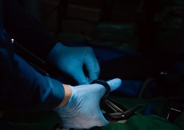 USS Ronald Reagan Calls a Drill for Emergency Rescue, Naval Firefighters Respond