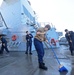 USS Roosevelt (ADDG 80) Conducts Fresh Water Washdown in the Western Mediterranean Sea
