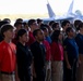 SW Meets with Troops, Administers Oath of Enlistment to Recruits at NAS Oceana