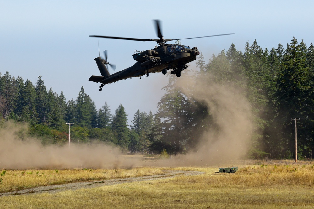 1-229th Attack Battalion Conducts Aerial Gunnery Training at JBLM