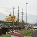 Coast Guard Cutter Eagle transits the Panama Canal