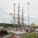Coast Guard Cutter Eagle transits the Panama Canal