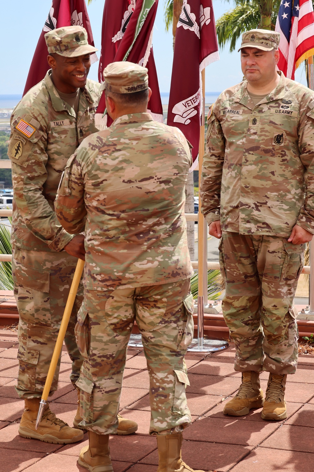 Sergeant Major Phillip R. Tally assumed responsibility of Public Health Command-Pacific, September 4, 2025