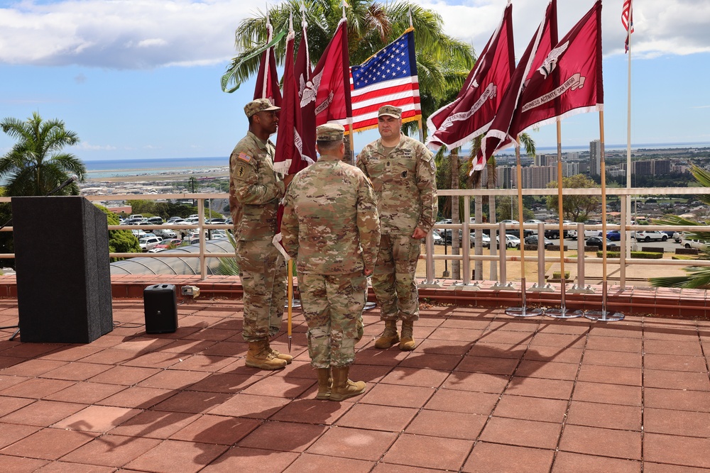 Sergeant Major Phillip R. Tally assumed responsibility of Public Health Command-Pacific, September 4, 2025