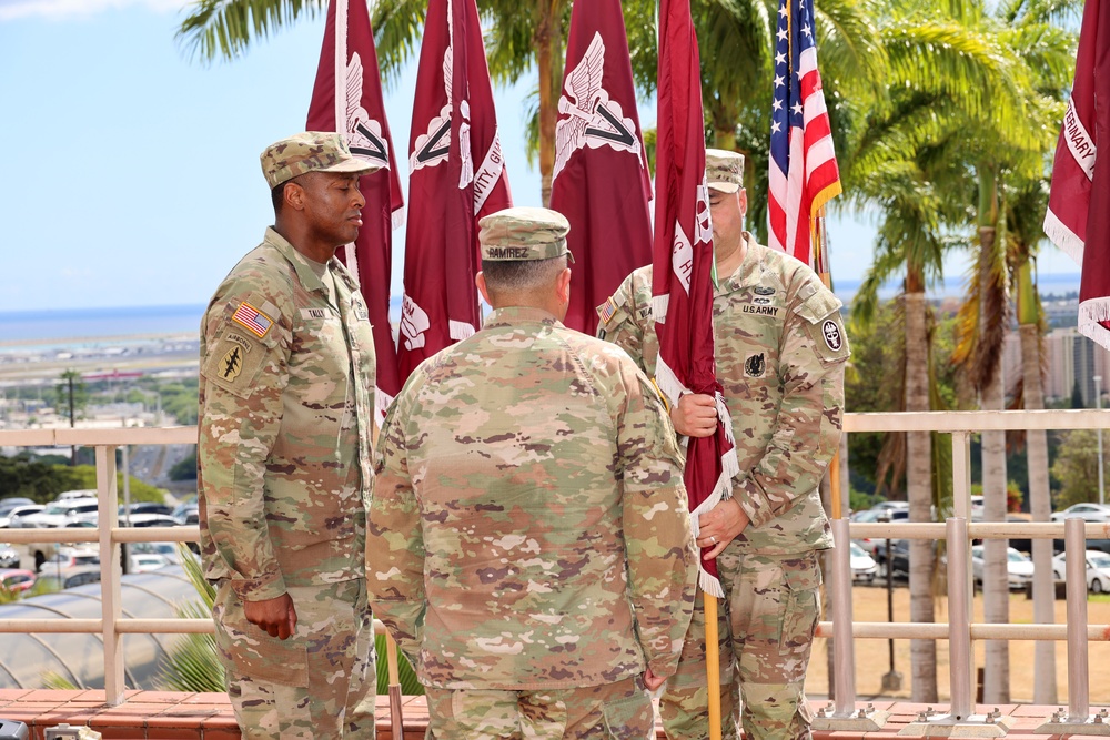 Sergeant Major Phillip R. Tally assumed responsibility of Public Health Command-Pacific, September 4, 2025