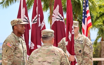 Sergeant Major Phillip R. Tally assumed responsibility of Public Health Command-Pacific, September 4, 2025