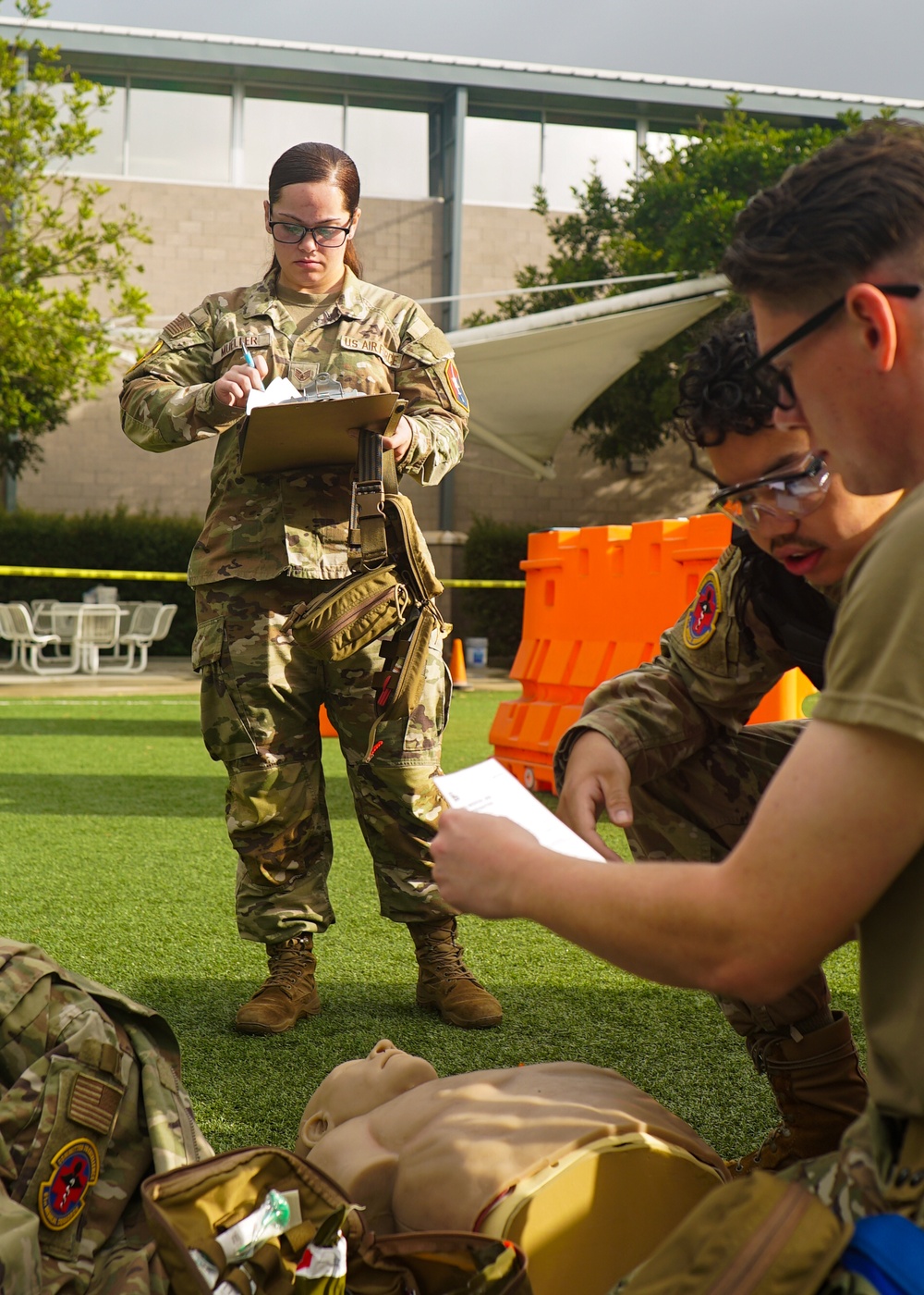 Clinicians train in Tactical Combat Casualty Care